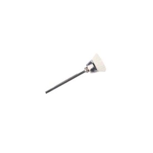 CUP BRUSH WHIE STIFF MOUNTED - (200-043)