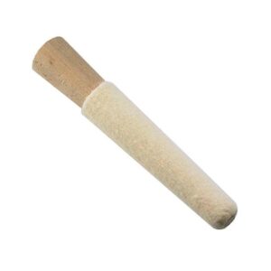 CONICAL FELT BRUSH WHITE