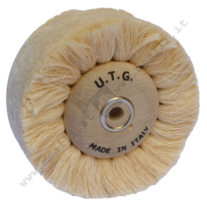 COTTON WHEEL WOOD HUB - 100 MM