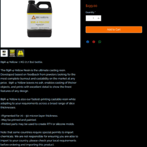 YELLOW RESIN